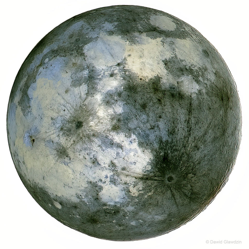 The featured image shows Moon in inverted colors,
with the dark parts appearing bright, and the bright
parts appearing dark. More surface detail is visible.
Please see the explanation for more detailed information.